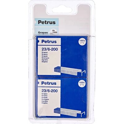 PETRUS Modell 23/6-200 Kopparklammer - Upp till 20 Ark PETRUS Modell 23/6-200 Kopparklammer - Upp till 20 Ark