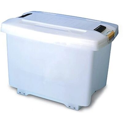 Araven 70L Food Storage Container with Color Clips & Wheels Araven 70L Food Storage Container with Color Clips & Wheels