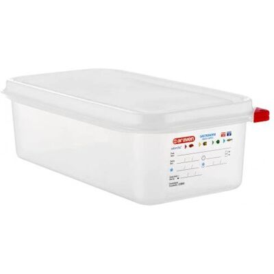 Araven 03030 Potravinový skladovací kontejner - GN 1/3, 4L, Průhledný Araven 03030 Potravinový skladovací kontejner - GN 1/3, 4L, Průhledný