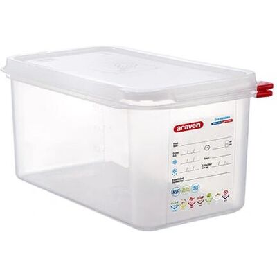 Araven Pojemnik na żywność z polipropylenu - 6L - Hermetyczny GN 1/3 Araven Pojemnik na żywność z polipropylenu - 6L - Hermetyczny GN 1/3