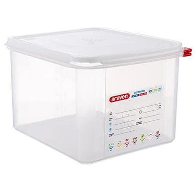 Araven 12,5L Voedselopslagcontainer - Hermetisch, Stapelbaar, Polypropyleen Araven 12,5L Voedselopslagcontainer - Hermetisch, Stapelbaar, Polypropyleen