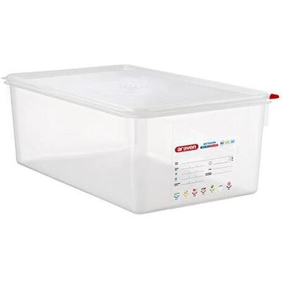Araven Voedselopslagcontainer - 28L Rechthoekige Dispenser - Transparant Araven Voedselopslagcontainer - 28L Rechthoekige Dispenser - Transparant