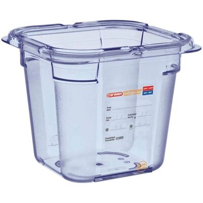 Contenitore alimenti blu GN 1/6 Araven - Senza BPA, Ermetico, Microonde Contenitore alimenti blu GN 1/6 Araven - Senza BPA, Ermetico, Microonde