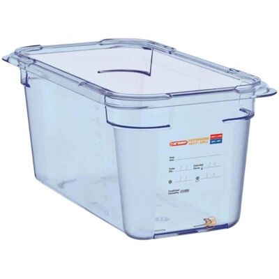 Araven Blue Food Container GN 1/3 - BPA Free, Hermetic, Microwave Safe Araven Blue Food Container GN 1/3 - BPA Free, Hermetic, Microwave Safe