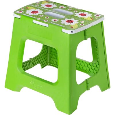 Tabouret pliable en plastique Ladybug 32cm CASA VIGAR - Publicité Tabouret pliable en plastique Ladybug 32cm CASA VIGAR - Publicité