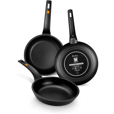 Bra A271240 Pan Set - Durable Aluminum, Non-Stick, Induction Compatible Bra A271240 Pan Set - Durable Aluminum, Non-Stick, Induction Compatible