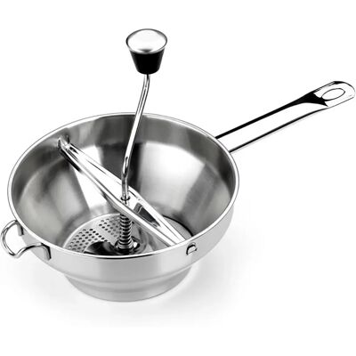 Bra A344008 Moedor de alimentos - Aço inoxidável - 20cm - Frutas & Legumes Bra A344008 Moedor de alimentos - Aço inoxidável - 20cm - Frutas & Legumes