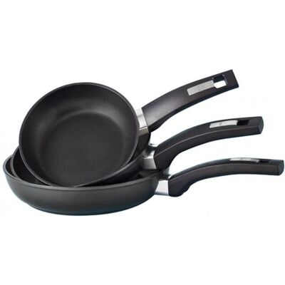 Ensemble de Poêles BRA - Aluminium Forgé 3 Pièces Ensemble de Poêles BRA - Aluminium Forgé 3 Pièces
