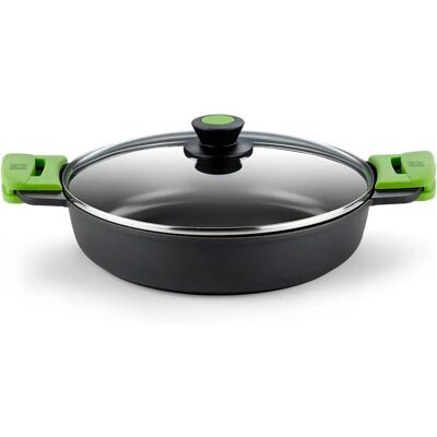 BRA Prior Cacerola Baja de Aluminio Fundido 2.3L - Sarten BRA Prior Cacerola Baja de Aluminio Fundido 2.3L - Sarten