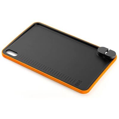 BRA A198011 Planche à découper - Rectangulaire Nylon Silicone - Noir, Orange BRA A198011 Planche à découper - Rectangulaire Nylon Silicone - Noir, Orange