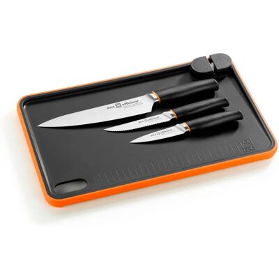 Conjunto de Facas BRA com tábua de cortar - Kit de cozinha Conjunto de Facas BRA com tábua de cortar - Kit de cozinha