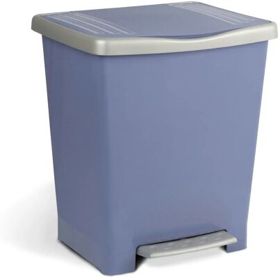 Tatay Poubelle à Pedale Bleue - 23L - Plastique sans BPA Tatay Poubelle à Pedale Bleue - 23L - Plastique sans BPA