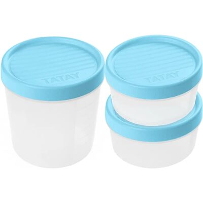 Conjunto de Recipientes Tatay Twist - Empilháveis, Sem BPA, Compatíveis com Micro-ondas Conjunto de Recipientes Tatay Twist - Empilháveis, Sem BPA, Compatíveis com Micro-ondas
