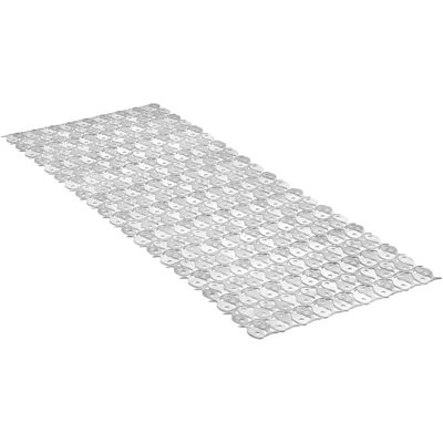 Tatay Anti-Slip Bathroom Mat - Micro-Suction PVC, Fish Design, White - 36x97cm Tatay Anti-Slip Bathroom Mat - Micro-Suction PVC, Fish Design, White - 36x97cm