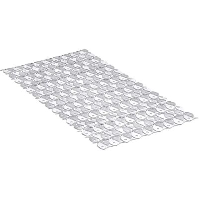 Tatay Tapis de bain - 70x36 cm - Antidérapant PVC, Translucide Blanc - Publicité Tatay Tapis de bain - 70x36 cm - Antidérapant PVC, Translucide Blanc - Publicité