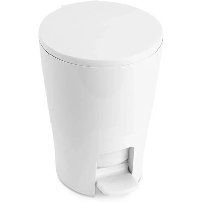 TATAY Diabolo Poubelle - Pedale, 5L, Blanc TATAY Diabolo Poubelle - Pedale, 5L, Blanc