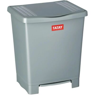 Tatay - Poubelle à Pedale 23L Compacte - Poubelle Tatay - Poubelle à Pedale 23L Compacte - Poubelle