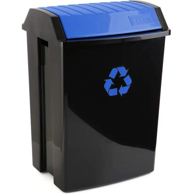 Tatay 50L Blauwe Recyclingbak - Afvalcontainer Tatay 50L Blauwe Recyclingbak - Afvalcontainer