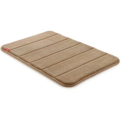 PLASTICOS TATAY - Tapis de bain microfibre 40x60cm Beige PLASTICOS TATAY - Tapis de bain microfibre 40x60cm Beige