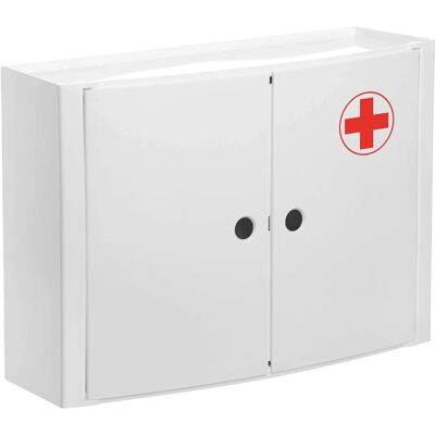 Tatay White Medicine Cabinet - Adjustable Shelves & Easy Mounting Tatay White Medicine Cabinet - Adjustable Shelves & Easy Mounting