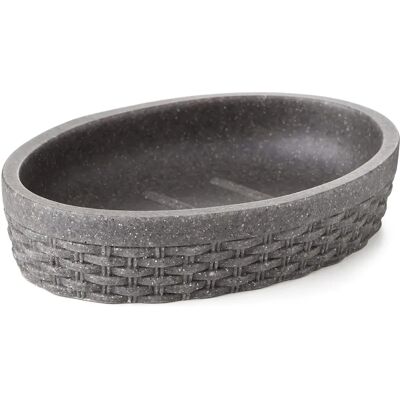 TATAY 6370001 Porte-savon de salle de bain en Polystyrène - Gris TATAY 6370001 Porte-savon de salle de bain en Polystyrène - Gris