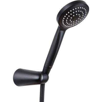 Tatay Verona Shower Support Kit - Black Finish, Multi-position, 3-Function Handle Tatay Verona Shower Support Kit - Black Finish, Multi-position, 3-Function Handle