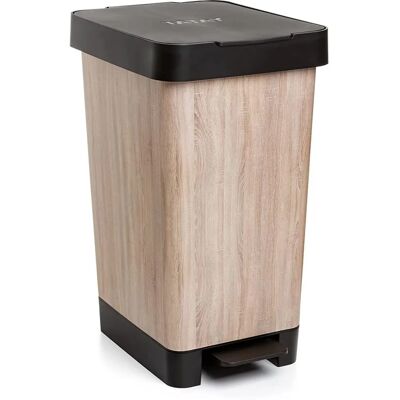 Tatay Smart - Poubelle Bois 25L - Déco Bois - Publicité Tatay Smart - Poubelle Bois 25L - Déco Bois - Publicité