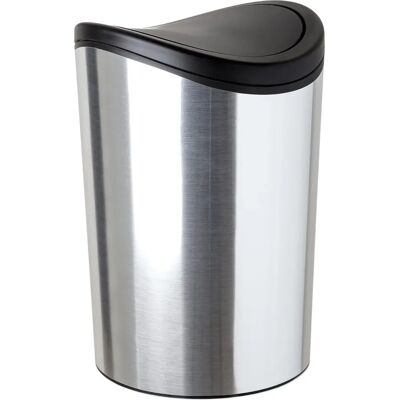 Bidone bagno Tatay - 6L, inclinato, finitura acciaio Bidone bagno Tatay - 6L, inclinato, finitura acciaio