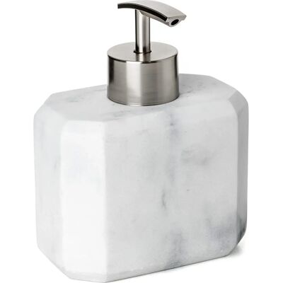 Tatay Marmeren Zeepdispenser - Wit - Badkamer Accessoire Tatay Marmeren Zeepdispenser - Wit - Badkamer Accessoire