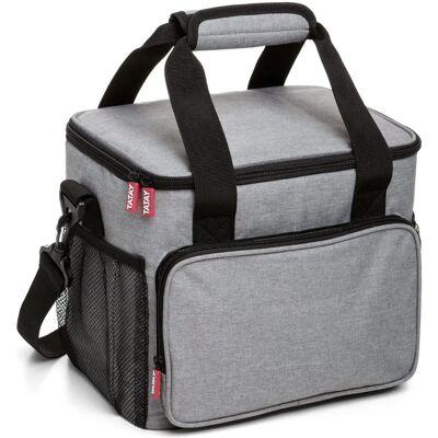 Tatay Grey Insulated 11L Picnic Bag - Thermal Food Storage Tatay Grey Insulated 11L Picnic Bag - Thermal Food Storage