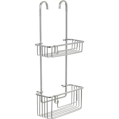 Estante de Ducha Tatay de Aluminio - 2 Cestas, 2 Colgadores, Diseño Moderno Estante de Ducha Tatay de Aluminio - 2 Cestas, 2 Colgadores, Diseño Moderno