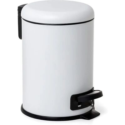 Poubelle de salle de bain Tatay en acier inoxydable avec pédale - 3L Poubelle de salle de bain Tatay en acier inoxydable avec pédale - 3L