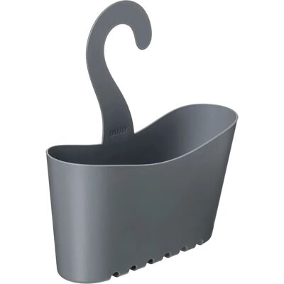 PLASTICOS TATAY - Panier de douche en plastique gris 25x9x28cm PLASTICOS TATAY - Panier de douche en plastique gris 25x9x28cm