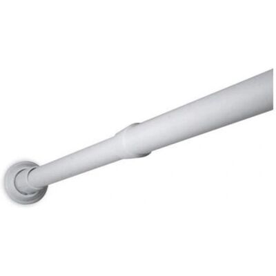 PLASTICOS TATAY - Barra Recta para Ducha Blanca 75-115cm - 55802.01 PLASTICOS TATAY - Barra Recta para Ducha Blanca 75-115cm - 55802.01