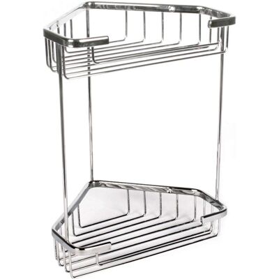 Tatay Hoek Douchemandje 20cm RVS Chroom - Badkamer Opberg Tatay Hoek Douchemandje 20cm RVS Chroom - Badkamer Opberg