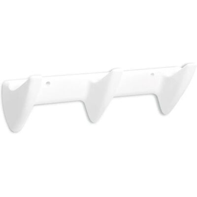 Crochet triple Tatay Olympia blanc - Accessoire salle de bain Crochet triple Tatay Olympia blanc - Accessoire salle de bain
