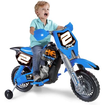 FMB Kinder Elektro Motorrad - 6V, Helm, 119x57x82cm - Kinderfahrzeug FMB Kinder Elektro Motorrad - 6V, Helm, 119x57x82cm - Kinderfahrzeug