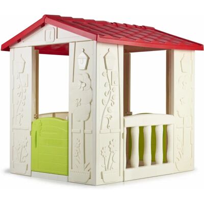 FEBER Happy House - Maison de Jeux pour Enfants 2-6 Ans - Résistant UV - Publicité FEBER Happy House - Maison de Jeux pour Enfants 2-6 Ans - Résistant UV - Publicité