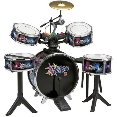 Reig Musicales Bateria Flash para Crianças - Bateria Infantil Reig Musicales Bateria Flash para Crianças - Bateria Infantil