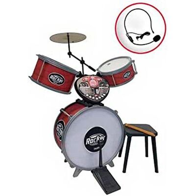 Reig Rocker Batteria Bianca - Strumento Musicale Reig Rocker Batteria Bianca - Strumento Musicale