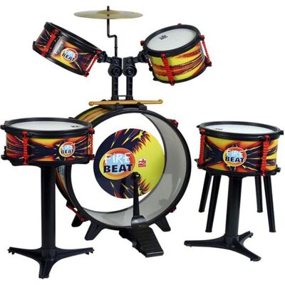 Reig Fire Beat Fuego Plastica - Batteria Musicale per Bambini Reig Fire Beat Fuego Plastica - Batteria Musicale per Bambini