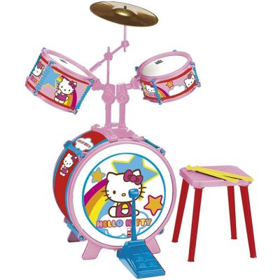Batterie Musicale en Plastique Hello Kitty - Instruments Musicaux - Publicité Batterie Musicale en Plastique Hello Kitty - Instruments Musicaux - Publicité