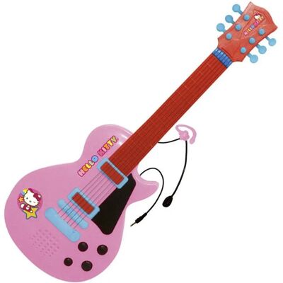 Guitare Microphone pour Enfants Hello Kitty - Jouet Électronique Guitare Microphone pour Enfants Hello Kitty - Jouet Électronique