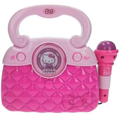 Sac karaoké Hello Kitty Rose - Jouet musical avec micro Sac karaoké Hello Kitty Rose - Jouet musical avec micro