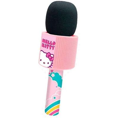 Micrófono Karaoke Bluetooth Hello Kitty - Infantil Micrófono Karaoke Bluetooth Hello Kitty - Infantil