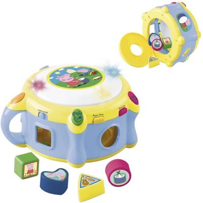 Tamburo in Plastica Peppa Pig - Giocattolo Musicale per Bambini Tamburo in Plastica Peppa Pig - Giocattolo Musicale per Bambini