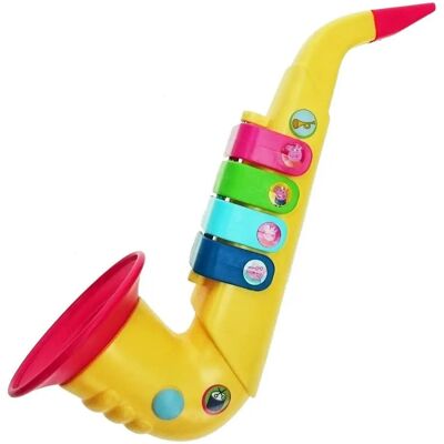 Saxophone Cochon Rose Reig - Instrument de Musique pour Enfants - Publicité Saxophone Cochon Rose Reig - Instrument de Musique pour Enfants - Publicité
