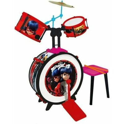 Batterie en Plastique Lady Bug - Instruments de Musique - Publicité Batterie en Plastique Lady Bug - Instruments de Musique - Publicité