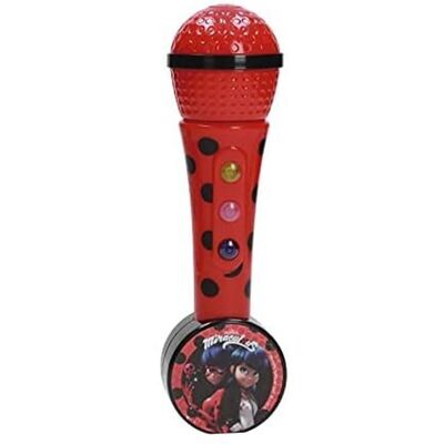 Microphone Karaoké Ladybug Rouge - Microphone - Publicité Microphone Karaoké Ladybug Rouge - Microphone - Publicité