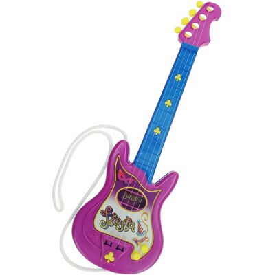 Guitarra elétrica Reig Party para bebês Azul Roxo 4 cordas - Guitarra bebê Guitarra elétrica Reig Party para bebês Azul Roxo 4 cordas - Guitarra bebê
